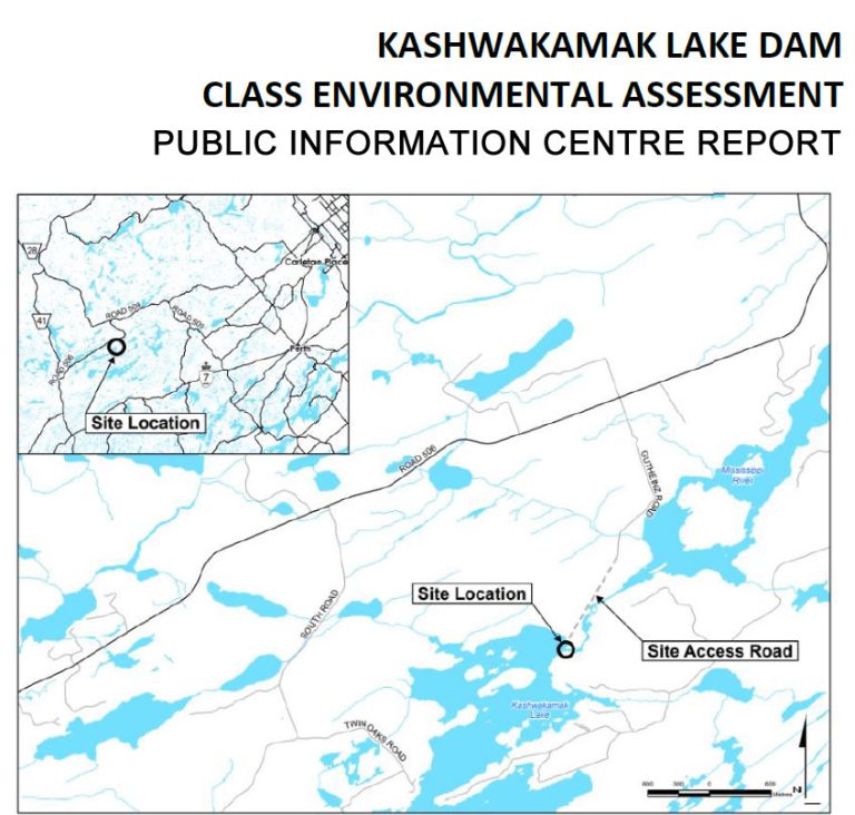 KLA UPDATE: REPORT ON KASHWAKAMAK LAKE DAM PUBLIC INFORMATION CENTRE ...